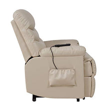 Load image into Gallery viewer, Domesis Olathe - Renu Leather Power Recline and Lift Chair, Cream