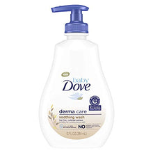 Load image into Gallery viewer, Dove Soothing Baby Body Wash To Soothe Delicate Baby Skin Derma Care No Artificial Perfume or Color, Paraben Free, Phthalate Free 13 oz 2 Count