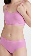 Load image into Gallery viewer, Calvin Klein Women's Pure Ribbed Hipster Panty, Lilac RAIN, X-Large