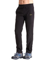Load image into Gallery viewer, clothin Men/Women Polar Fleece Thermal Sweatpants (Men Black US XL)