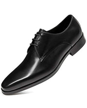 Load image into Gallery viewer, FRASOICUS Mens Oxford Shoes Leather Dress Shoes for Men Black