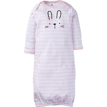 Load image into Gallery viewer, Gerber baby boys 4 Pack Nightgown, Pink Bunny, 0-6 Months US