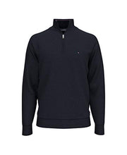 Load image into Gallery viewer, Tommy Hilfiger Men's Big & Tall 1/4 Zip Mockneck Sweatshirt, Sky Captain Bill, 3XL-T
