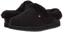 Load image into Gallery viewer, Skechers BOBS Women's Keepsakes Ice Angel Slipper, Black/Black, 5.5 M US