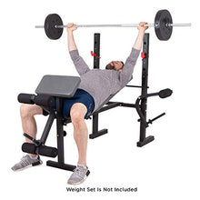Load image into Gallery viewer, Body Champ Standard Weight Bench, Exercise and Weightlifting Bench, Adjustable Incline Seat