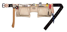 Load image into Gallery viewer, CLC Custom Leathercraft 175274 Heavy Duty Top Grain Leather Construction Work Apron & Hammer Loop, 12 Pocket