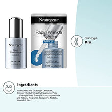 Load image into Gallery viewer, Neutrogena Rapid Wrinkle Repair Retinol Anti-Wrinkle Oil, Lightweight Anti-Wrinkle Face Serum to Fight Dark Spots, Deep Wrinkle Treatment, 0.3% Concentrated Retinol, 1.0 fl. oz