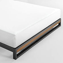 Load image into Gallery viewer, ZINUS Suzanne 37 Inch Metal and Wood Platform Bed Frame / Solid Wood & Steel Construction, Chestnut Brown, Queen & 10 Inch Green Tea Memory Foam Mattress / CertiPUR-US Certified, Queen