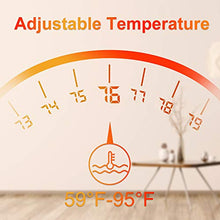 Load image into Gallery viewer, Electric Fireplace Heater with Remote - 1500W Infrared Heater with 3D Flames Effect, 800 Sq Ft Coverage, Space Heater with Thermostat, Fast Heating, No Noise, Safety Protection, Brightness Adjustable