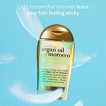 Load image into Gallery viewer, OGX Renewing + Argan Oil of Morocco Penetrating Hair Oil Treatment, Moisturizing & Strengthening Silky Hair Oil for All Hair Types, Paraben-Free, Sulfated-Surfactants Free, 3.3 fl oz