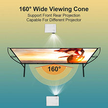 Load image into Gallery viewer, Projector Screen with Stand Foldable Portable Movie Screen 100 Inch(16:9), HD 4K Double Sided Projection Screen Indoor Outdoor Projector Movies Screen for Home Theater (100 Inch) …
