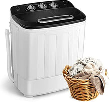 Load image into Gallery viewer, MamaHome DF-X3608-Black Mini Washing Machine, XPB36-1208-Black, Black