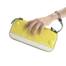 Load image into Gallery viewer, SMOS Carry Case for Nintendo Switch, YKK Waterproof Zipper,Ultra Slim Hard Shell with 10 Game Cartridges, Protective Carrying Case for Travel,Gray (Malachite Green)