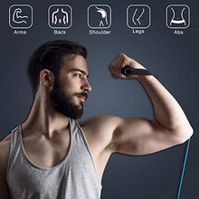 Load image into Gallery viewer, Resistance Bands Set, Exercise Bands with Handles Attached 5 Resistance Bands, Handles, Legs Ankle Straps & Door Anchor, Carry Bag, Fitness Bands for Men Women Resistance Training, Physical Therapy