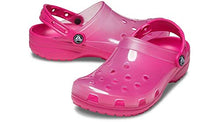 Load image into Gallery viewer, Crocs Unisex Men's and Women's Classic Translucent Clog, Candy Pink, 8 US