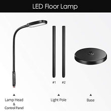 Load image into Gallery viewer, Miroco LED Floor Lamp with 5 Brightness Levels & 3 Color Temperatures, 1815 Lumens, Adjustable LED Floor Light, Dimmable Reading Standing Lamp for Sewing Living Room Bedroom Office