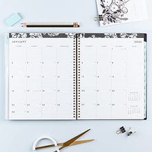 Load image into Gallery viewer, Blue Sky 2022 Weekly & Monthly Planner, 8.5" x 11", Flexible Cover, Wirebound, Baccara Dark (110211-22)
