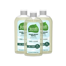 Load image into Gallery viewer, Seventh Generation Hand Soap Refill, Free & Clear Unscented, 24 oz, 3 Count (Pack of 1) (Packaging May Vary)