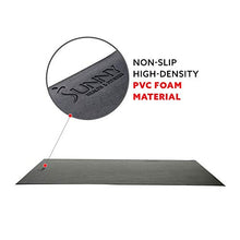 Load image into Gallery viewer, Sunny Health & Fitness NO. 074-M Treadmill Mat Medium, 6.5 ft x 3 ft, Black