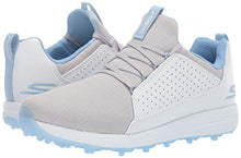 Load image into Gallery viewer, Skechers Women's Max Mojo Spikeless Golf Shoe, White/Gray/Blue, 8.5 M US