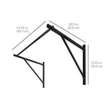 Load image into Gallery viewer, Best Choice Products 50in Steel Wall-Mounted Home Gym Fitness Exercise Workout Pull Up Chin Up Bar w/ 500lbs Weight Cap