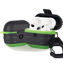 Load image into Gallery viewer, Airpods 3 Case Cover, Waterproof Airpods 3rd Generation Case with Keychain, KMMIN Hard TPU Protector for AirPod 3rd Gen,Wireless Charging Airpods Accessories for Men Women,Front LED Visible Light