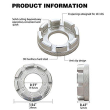 Load image into Gallery viewer, Goabroa Spoke Wrench, Hard Steel 8 Way Bike Rim Truing Tool for Adjust Bicycle Wheel Tension