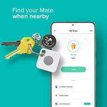 Load image into Gallery viewer, Tile Mate 4-Pack -Bluetooth Tracker,Keys Finder and Item Locator for Keys,Bags and More;Water Resistant with 1 Year Replaceable Battery with New Echo Dot 4th Gen Smart Speaker Alexa Charcoal