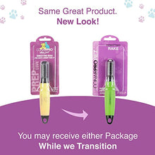 Load image into Gallery viewer, CONAIRPRO dog & cat Dog Brush for Shedding, Ideal for Pets with 2" Coats Rake to Help Reduce Heavy Undercoat