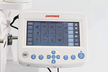Load image into Gallery viewer, Janome MB-4S Four-Needle Embroidery Machine with included Hat Hoop, Lettering Hoops