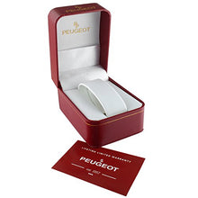 Load image into Gallery viewer, Peugeot Men's Classic Vintage Watch - Curved Stainless Steel Case with Genuine Leather Band