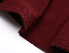 Load image into Gallery viewer, DJT FASHION Women's Casual Mini Flared Pleated Skater Skirt with Shorts X-Small Wine