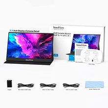 Load image into Gallery viewer, Portable Monitor Bundle - 4K 15.6 Inch Adobe 100% Touchscreen & FHD 1080P 15.8 Inch Second External Monitor for Laptop, MacBook, PS5, PS4, Xbox, Switch