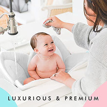 Load image into Gallery viewer, Blooming Bath Lotus Baby Bath Seat - Premium Baby Bathtub, Fits Most Sinks - Newborn & Baby Essentials - Baby Gifts - 33" - Grey/White/Yellow