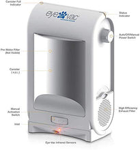 Load image into Gallery viewer, EyeVac Pet -Touchless Stationary Vacuum for Pet Hair, Dust and Debris | Dual High Efficiency Filtration | Corded, Bagless, Automatic Sensors | 1,400 Watts