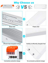 Load image into Gallery viewer, Led Driver 12v DC 60w quiet operation universal regulated 12v transformer dimmable Input/Output Isolation Protection led transformer dimmable for led light