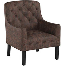 Load image into Gallery viewer, Signature Design by Ashley - Drakelle Accent Chair - Casual - Faux Leather - Brown
