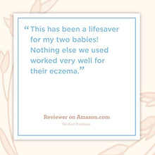 Load image into Gallery viewer, Aveeno Baby Eczema Therapy Soothing Bath Treatment for Relief of Dry, Itchy & Irritated Skin, Made with Natural Colloidal Oatmeal, Fragrance-, Paraben-, Steroid- & Tear-Free, 10 ct