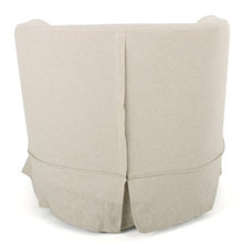 Load image into Gallery viewer, Christopher Knight Home Cecilia Swivel Chair with Loose Cover, Natural Fabric