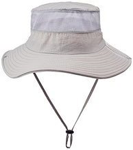 Load image into Gallery viewer, Fishing Hat Sun Hat with Sunscreen and UV Protection,Joker,Suitable for Men and Women-Light Grey