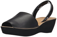Load image into Gallery viewer, Kenneth Cole REACTION Women's Fine Glass Slingback Platform Sandal, Black, 8 M US