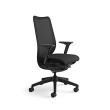 Load image into Gallery viewer, HON Nucleus Mesh Task Chair - Knit Mesh Back Computer Chair with Adjustable Arms, Black (HN1)