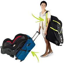 Load image into Gallery viewer, VolkGo Car Seat Travel Belt & Durable Car Seat Travel Bag - Ideal Travel Accessories for Air Travel & Saving Money - for Safe and Secure Car Seat - with E-Book