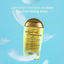 Load image into Gallery viewer, OGX Extra Strength Renewing + Argan Oil of Morocco Penetrating Hair Oil Treatment, Deep Moisturizing Serum for Dry, Damaged & Coarse Hair, Paraben-Free, Sulfated-Surfactants Free, 3.3 fl oz