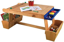 Load image into Gallery viewer, KidKraft Art Table with Drying Rack and Storage