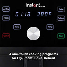 Load image into Gallery viewer, Instant Vortex 4-in-1 Air Fryer, 6 Quart, 4 One-Touch Programs, Air Fry, Roast, Bake, Reheat