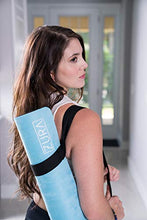 Load image into Gallery viewer, ZURA Ohm (Blue Relax Mat) - Eco-Friendly Combo Yoga Mat, Nonslip Grip w/Printed Microfiber - Extra Long - 3.5mm Thick, Soft - 100% Natural Rubber & Non-Toxic, Machine Washable