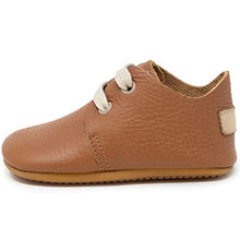 Load image into Gallery viewer, Ella Bonna Oxford Baby Boy Shoes, Rubber Sole, Leather Baby Shoes, Toddler Girl Baby Walking Shoes, Newborn Infant Mini Kids Crib Baby Moccasins (Taba, US 4)