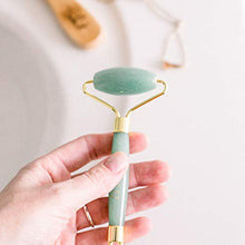 Load image into Gallery viewer, Jade Roller for Face - Face & Neck Massager for Skin Care, Facial Roller to Press Serums, Cream and Oil Into Skin, Lymphatic Drainage Massager Skin Care Tool, Eye Massager and Neck Roller (1 Pack)