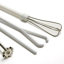 Load image into Gallery viewer, Norpro Cordless Mini Mixer, 5 Piece Set, One Size, White